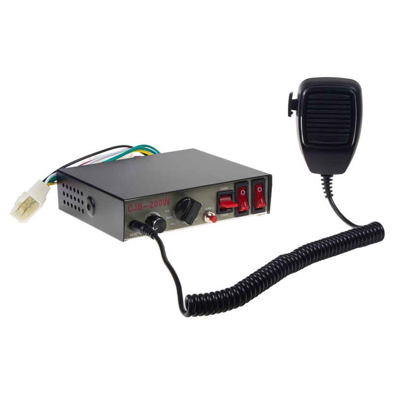 Profesionální výstražný systém s mikrofonem 100W (SN100Ws1)