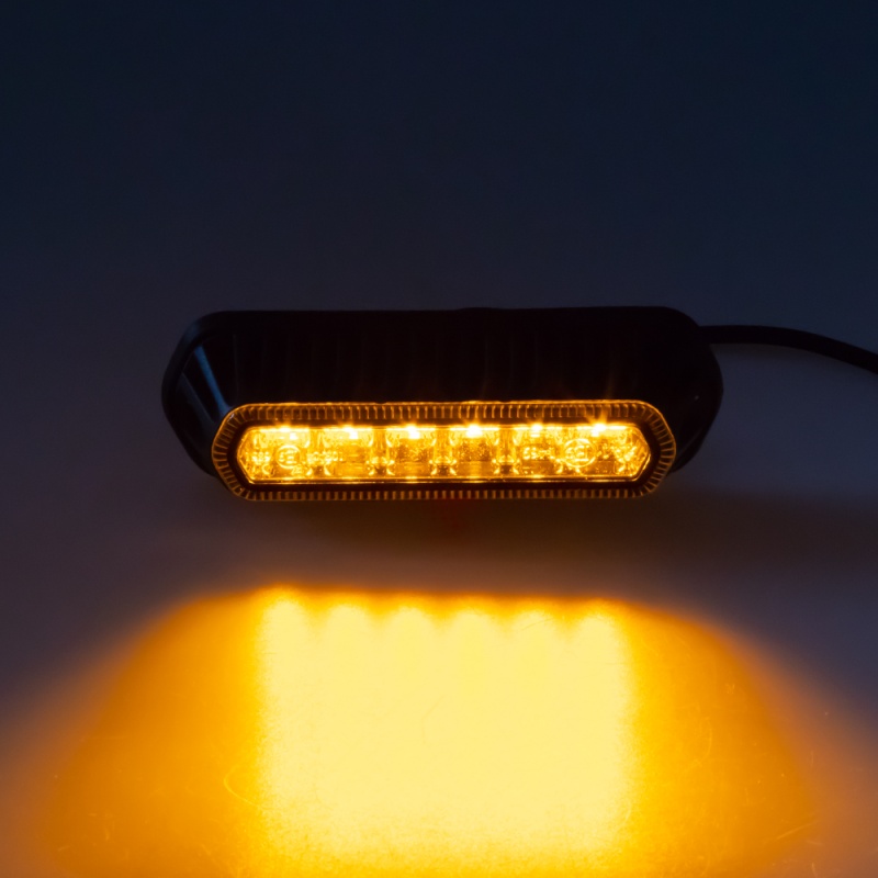 PROFI výstražné LED světlo vnější, oranžové, 12-24V, ECE R65 (911-621)
