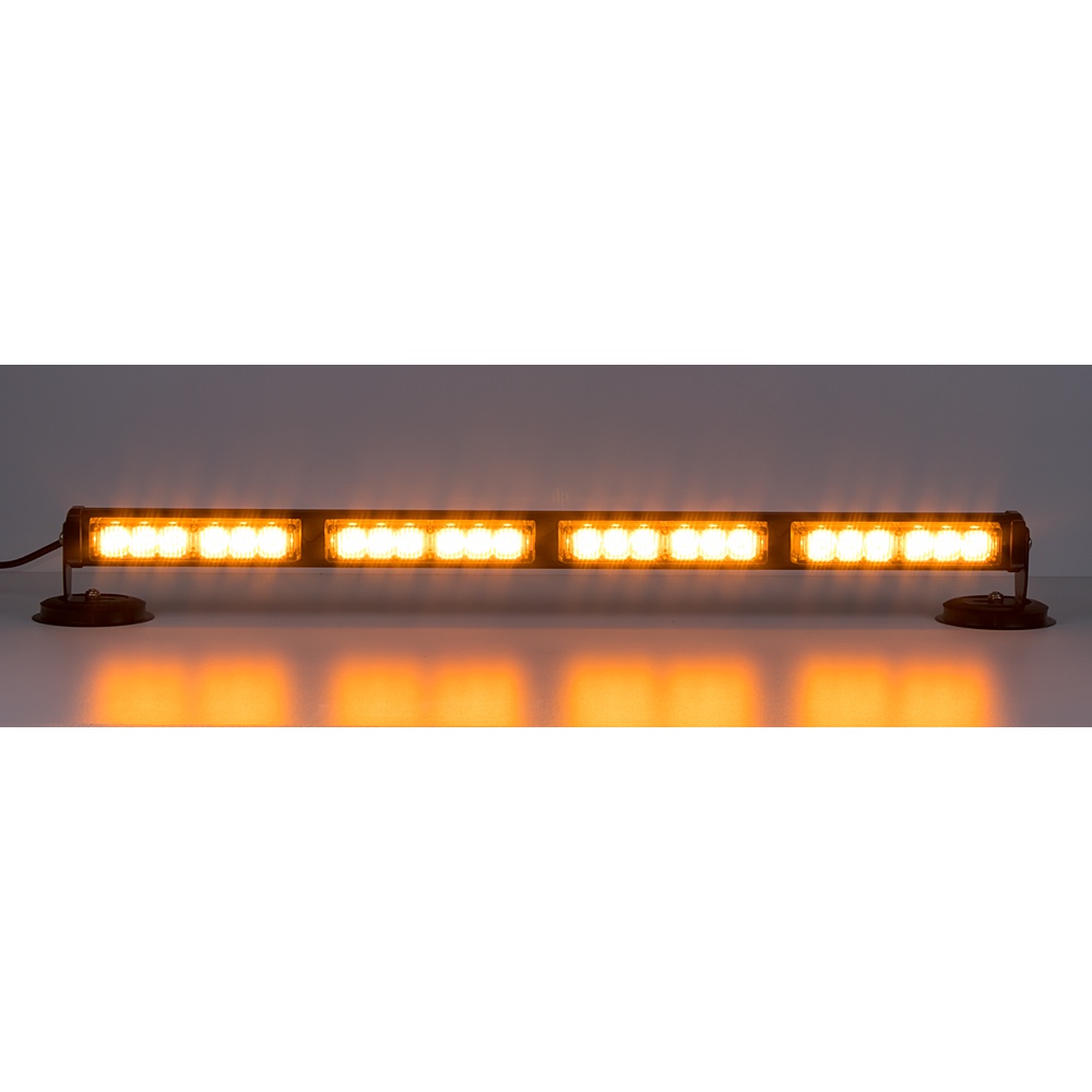 LED světelná alej, 24x 1W LED, oranžová 645mm, ECE R10 (kf755-4) (zvětšit obrázek)