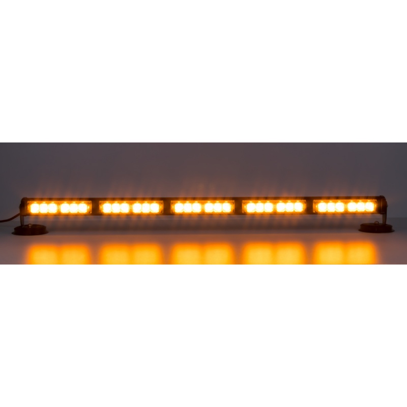 LED světelná alej, 30x 1W LED, oranžová 800mm, ECE R10 (kf755-5)