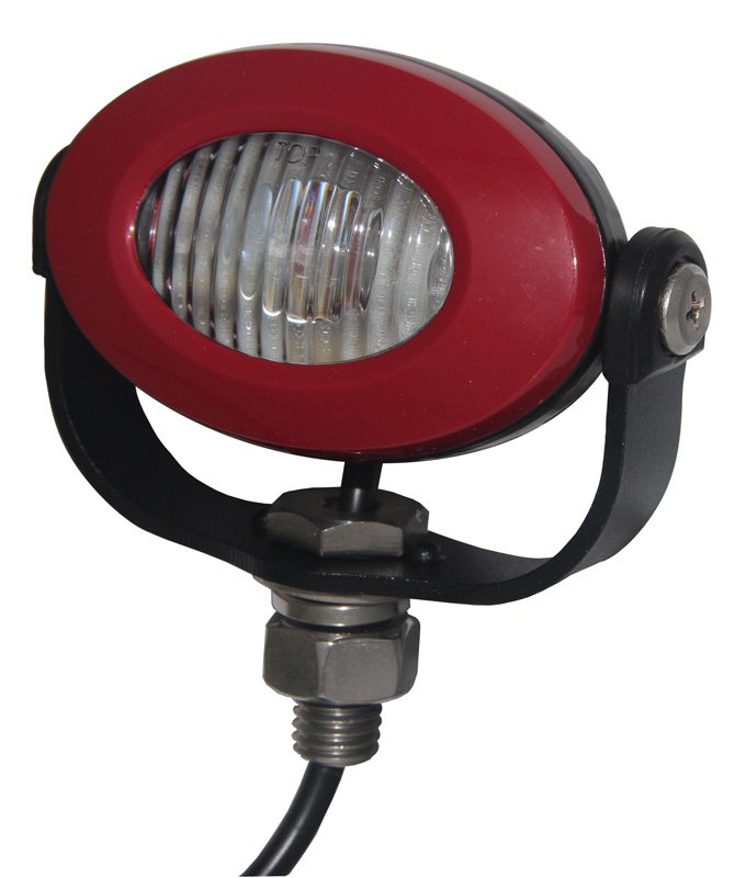 PROFI LED výstražné světlo 12-24V 3x3W červený ECE R10 92x65mm (911-E33R)