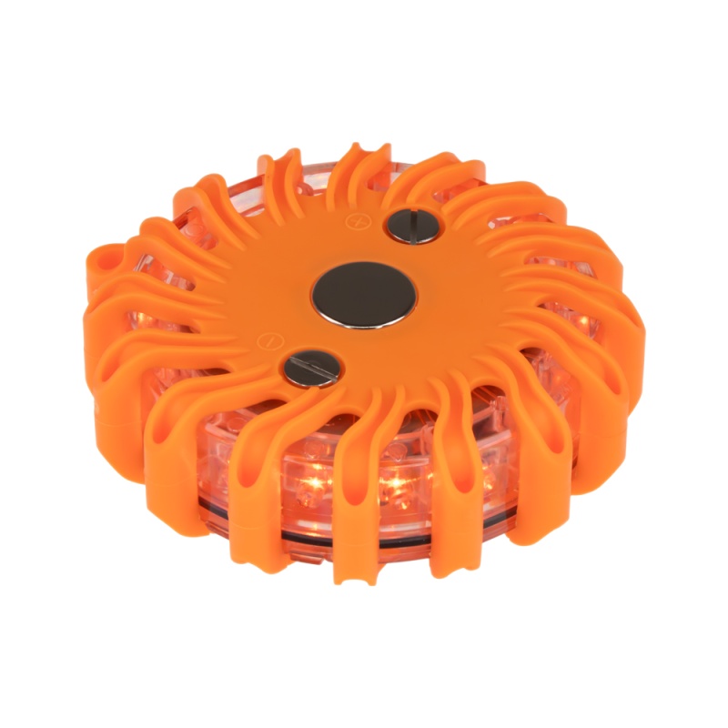LED výstražné světlo 16LED, oranžové (wl-h01ora)