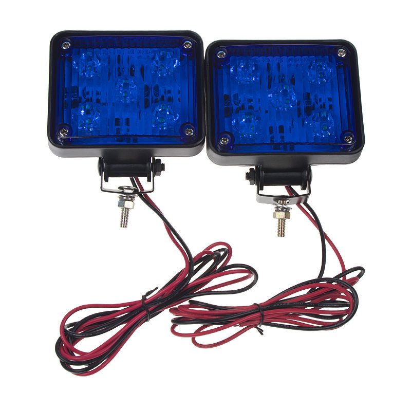 x PREDATOR LED vnitřní, 12V, 10x LED 1W, modrý (kf225blue) VÝPRODEJ