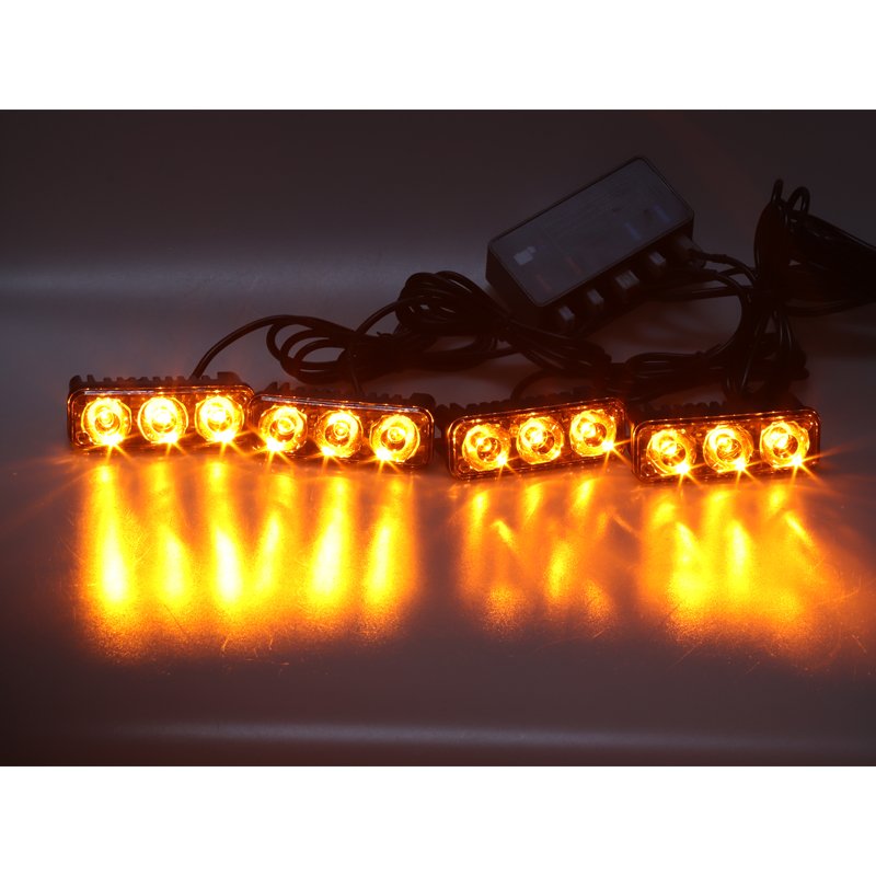 PREDATOR LED vnj, 12x LED 1W, 12V, oranov (kf325)