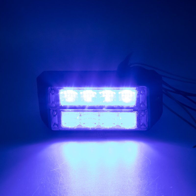 PROFI DUAL výstražné LED světlo vnější, 12-24V, modré, ECE R65 (911-C4Dblu)