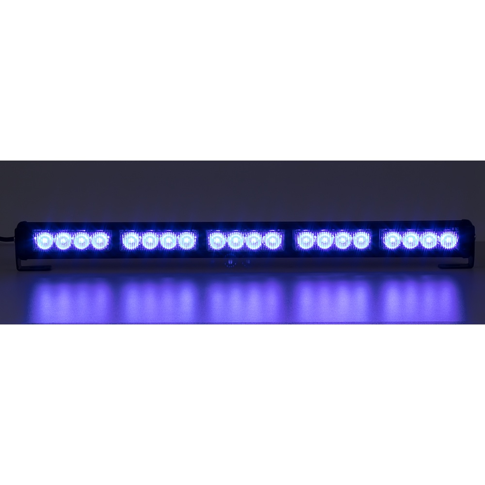 LED svteln alej, 20x LED 3W, modr 580mm, ECE R10 (kf756-5blu)