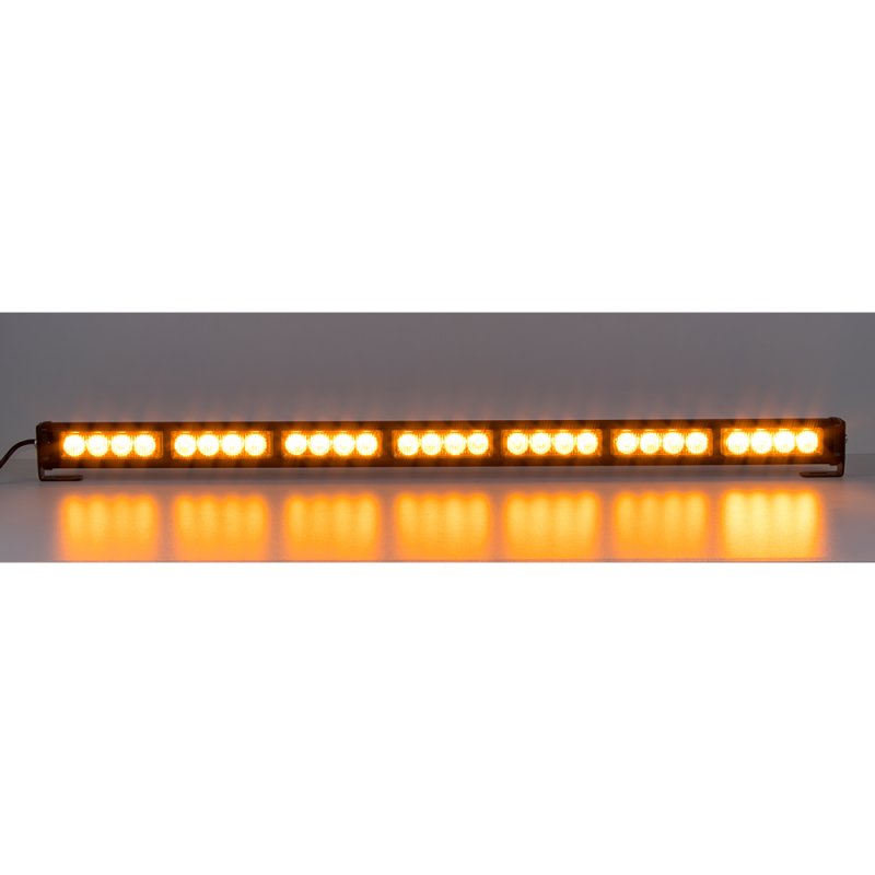 LED světelná alej, 28x LED 3W, oranžová 800mm, ECE R10 (kf756-7)