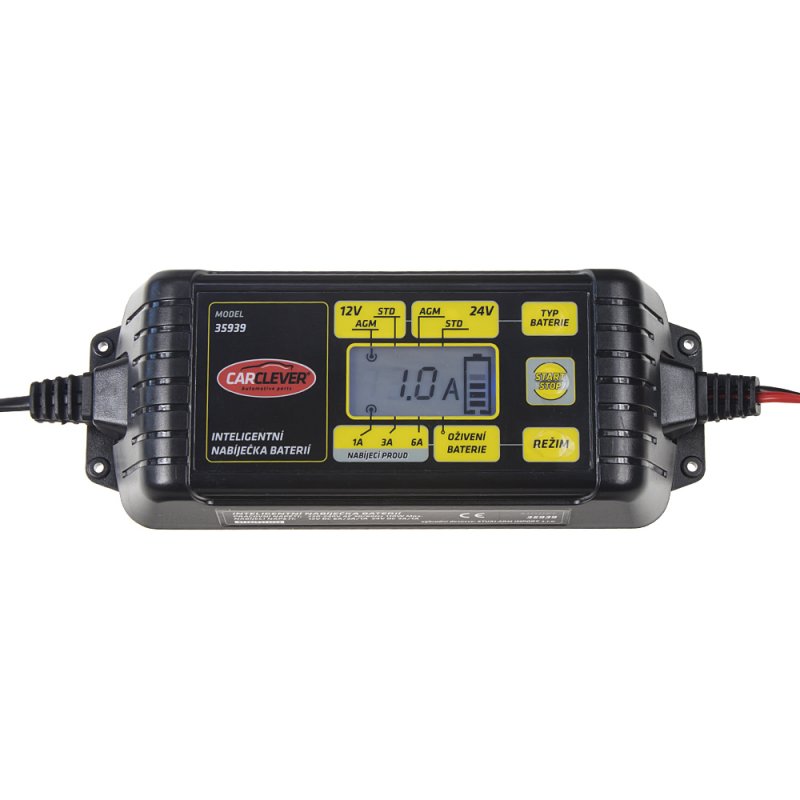 Autonabíječka CARCLEVER 12V & 24V/6A (35939)