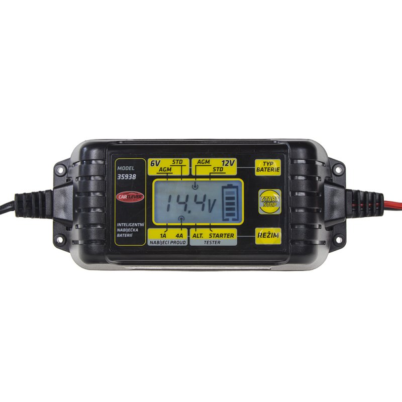 Autonabíječka CARCLEVER 6V & 12V/4A (35938)