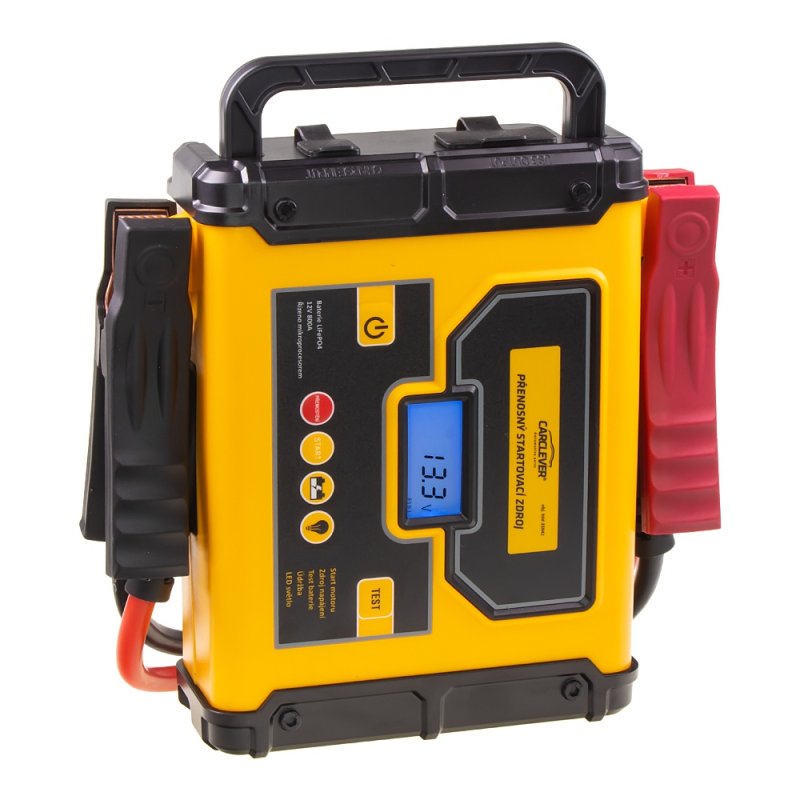 CARCLEVER PROFI Startovací zdroj (JumpStarter) 31.200mAh / 99Wh / 1000A, 12V (35941)