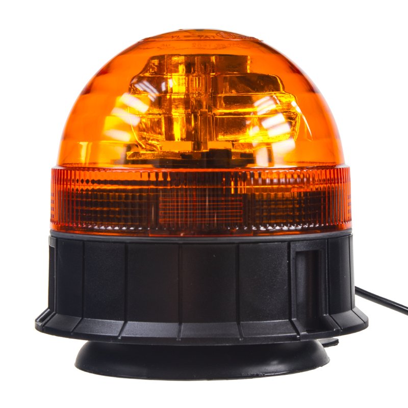 Halogen maják, 12 i 24V, oranžový magnet, ECE R65 (wl85H1)