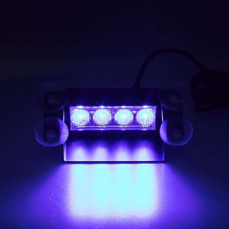 PREDATOR LED vnitřní, 4x3W, 12-24V, modrý, 145mm (kf750-1blue)