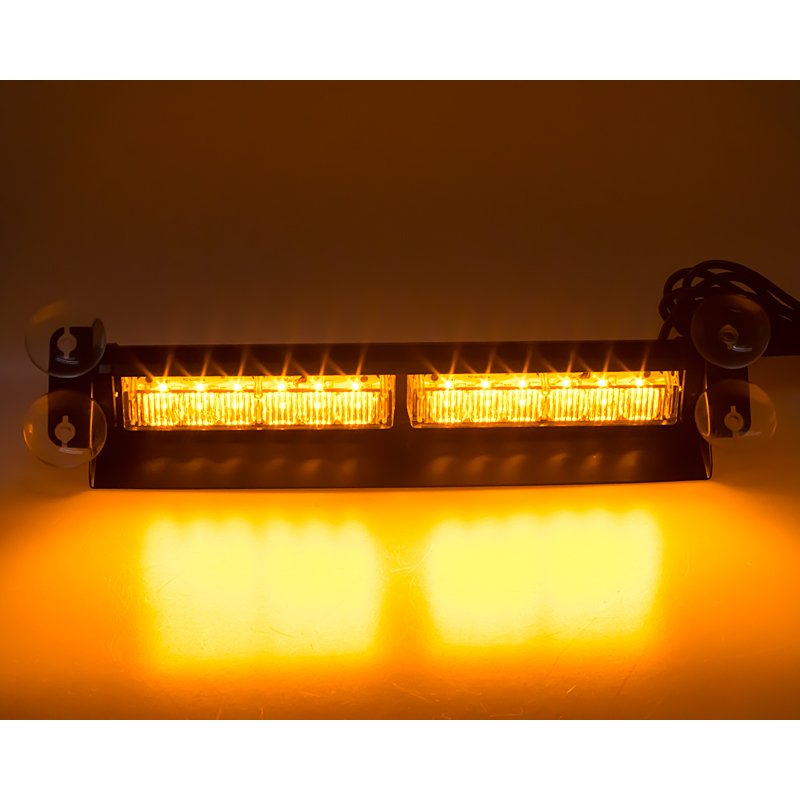 PREDATOR LED vnitřní, 12x3W, 12-24V, oranžový, 356mm, ECE R10 (kf752)