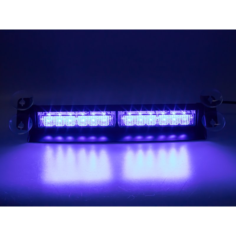 PREDATOR LED vnitn, 12x3W, 12-24V, modr, 353mm, ECE R10 (kf752blue)