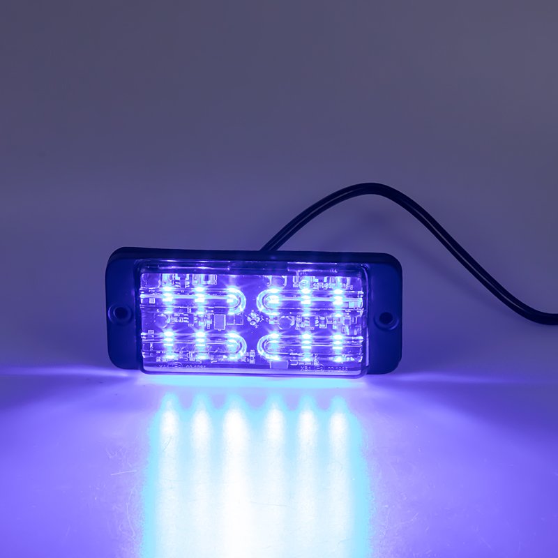 LINEAR LED dual 12x5W LED, 12-24V, modrý, ECE R65 (kf703dblu)