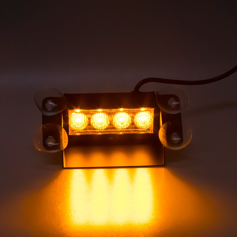 PREDATOR LED vnitřní, 4x3W, 12-24V, oranžový, 145mm (kf750-1)