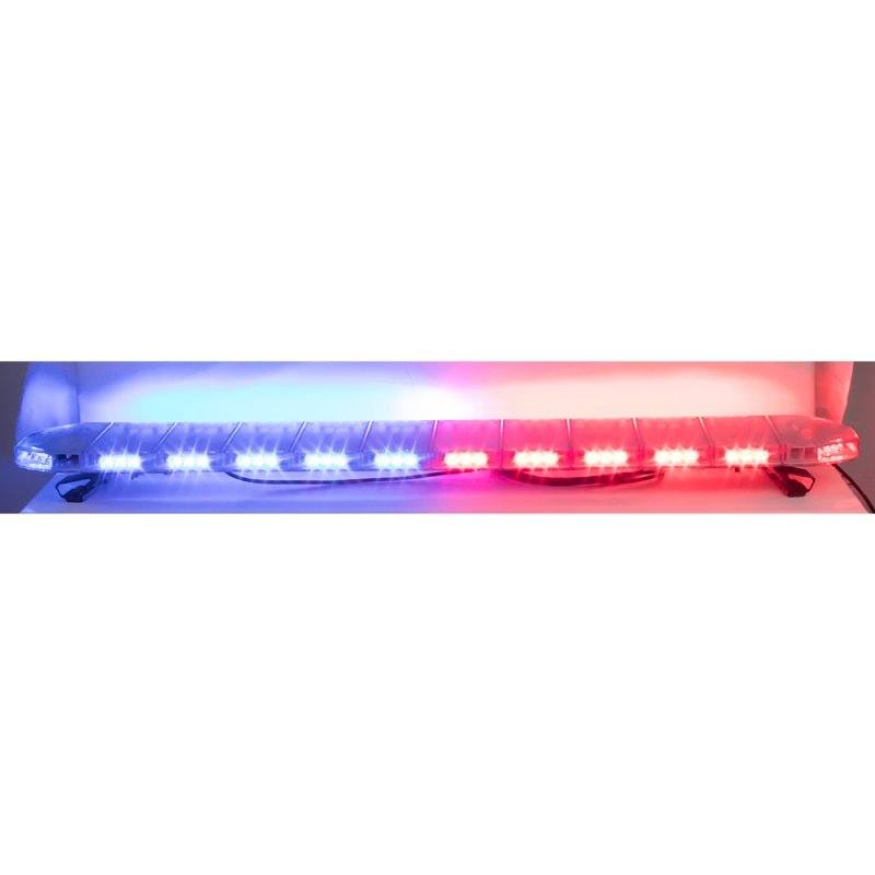 CARCLEVER LED rampa 1442mm, modrá/červená, 12-24V, ECE R65 (sre911-air56br)