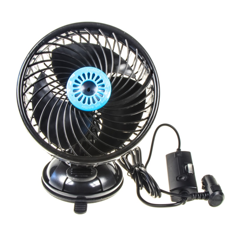 Ventiltor 150mm na psavku 12V s ioniztorem (FA6212)