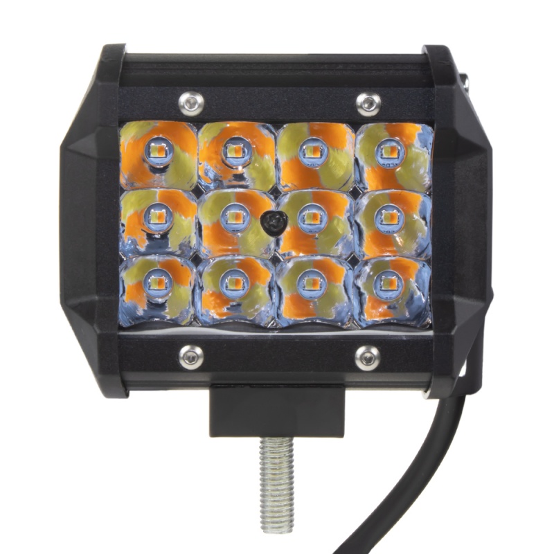 LED světlo hranaté, bílá + oranžová, 36W, 95x79x65mm (wl-835) (zvětšit obrázek)