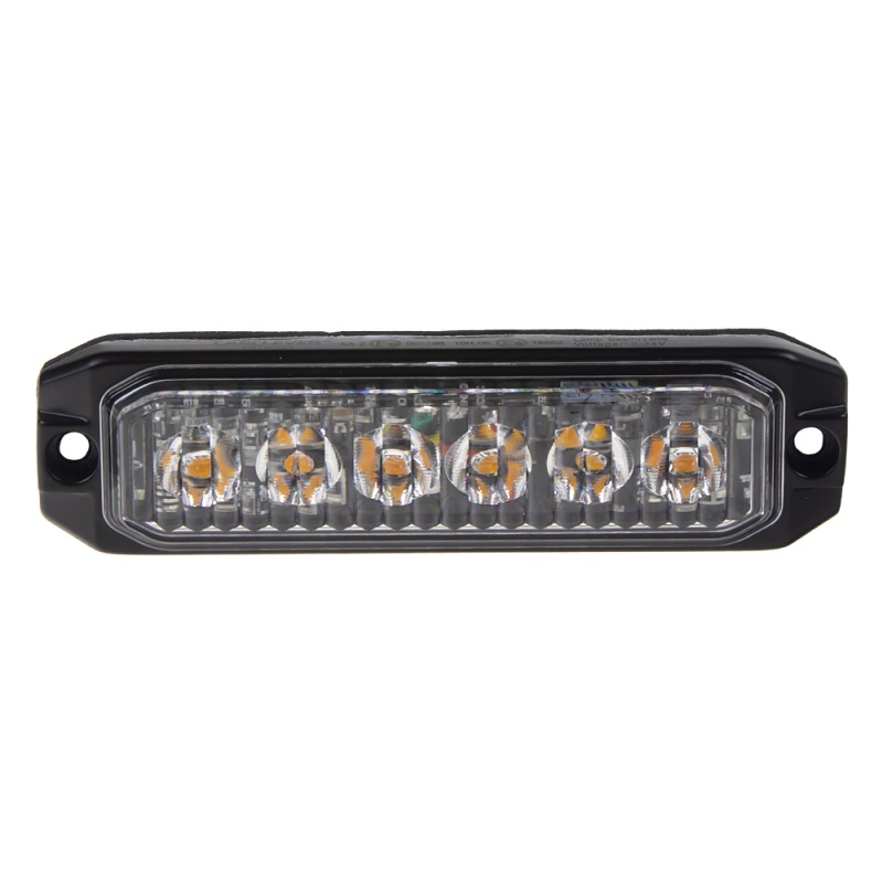 x PROFI SLIM výstražné LED světlo vnější, oranžové, 12-24V, ECE R65 (CH-06)