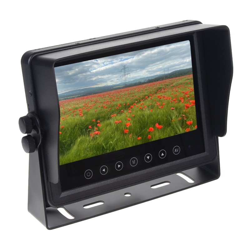 AHD Monitor 7 prachotěsný/voděodolný/nárazu odolný, 3x4PIN vstup (sv73wtpAHD)