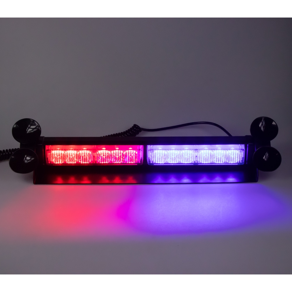 PREDATOR LED vnitřní, 12x3W, 12-24V, modro-červený, 353mm, ECE R10 (kf752blre) (zvětšit obrázek)