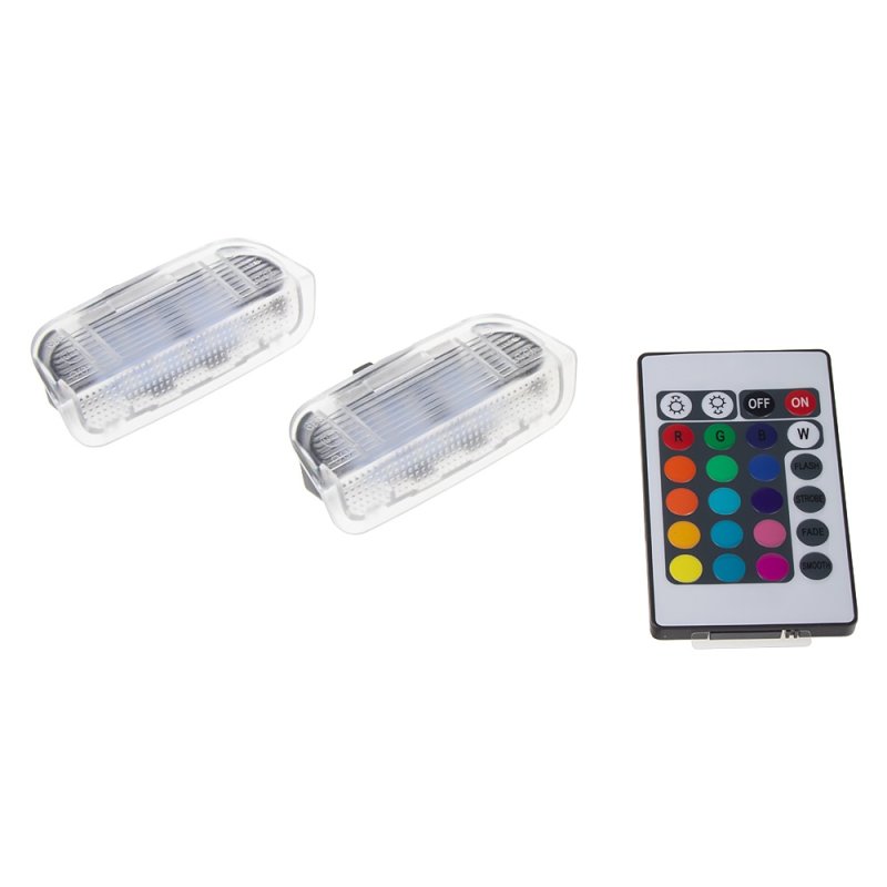 LED osvětlení do dveří VW, Seat, Škoda, Porsche, RGB (961vw07RGB)