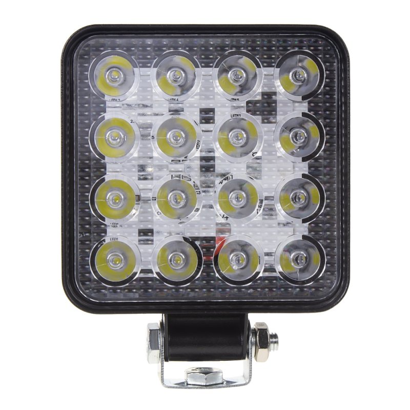 CARCLEVER LED světlo hranaté slim, 16x3W, ECE R10 (wl-806slim)