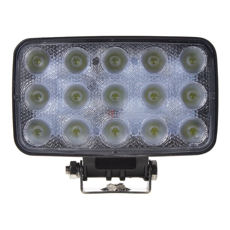 LED světlo obdélníkové, 15x3W, 152x118x50mm, ECE R10 (wl-8445)