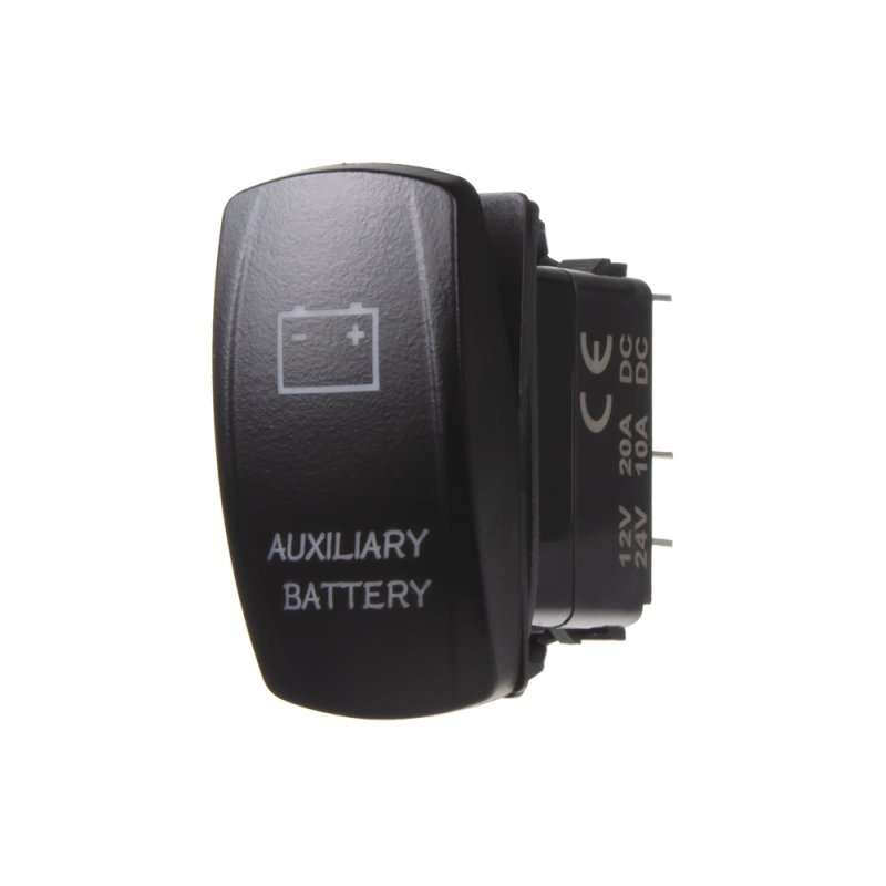Rocker2 spínač AUXILIARY BATTERY 12/24V (47128)