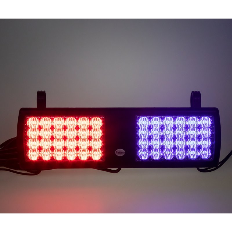 PREDATOR dual LED vnitřní, 48x1W, 12-24V, červeno-modrý (kf802blre)