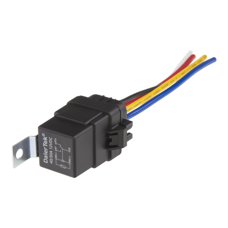 PŘEPÍNACÍ relé 12V, PROFI vodotěsné s paticí (46070)