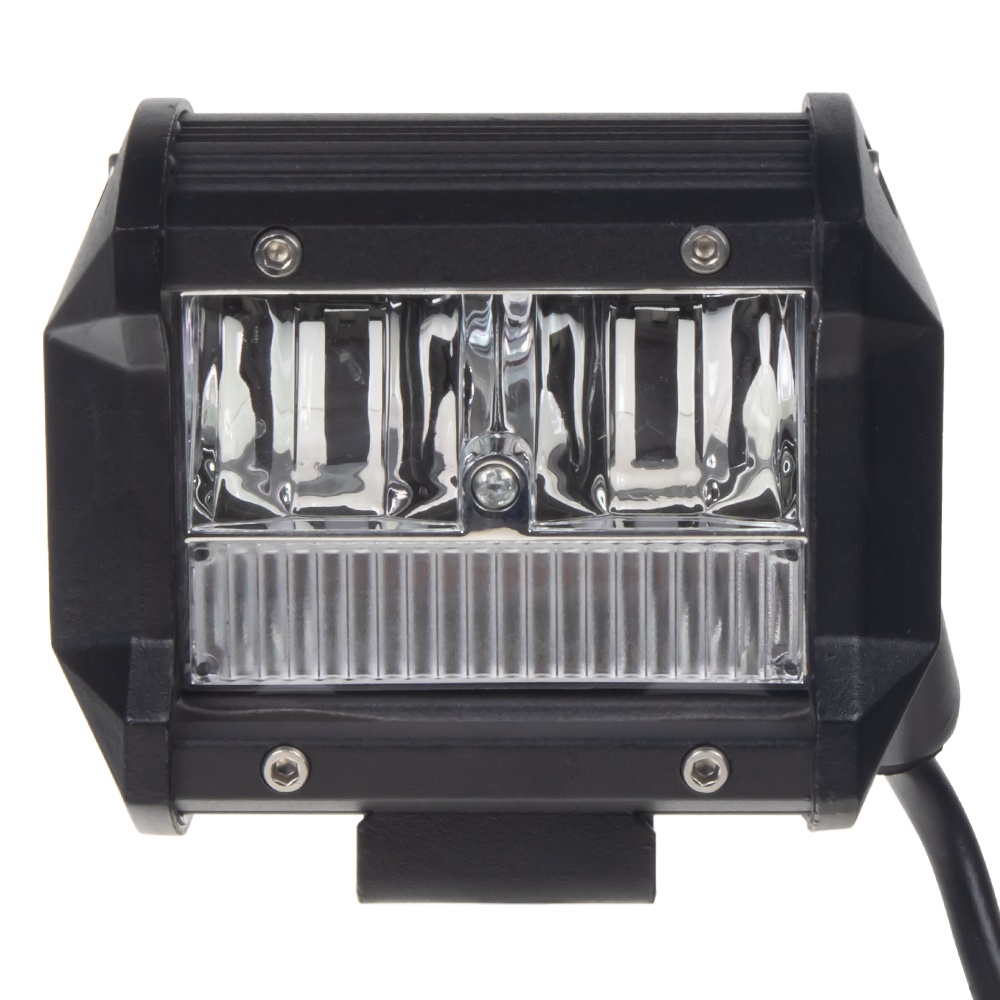 LED svtlo obdlnkov bl/oranov predtor s pozinm svtlem, 99x80x65mm (wl-821wo)