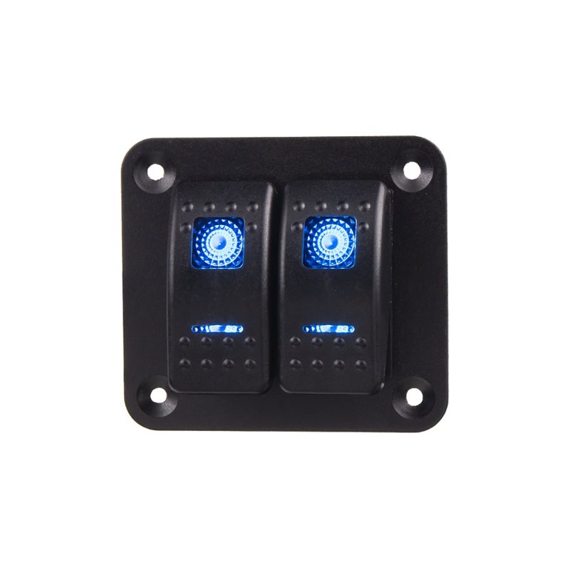 Panel s 2x spínači Rocker 12/24V (47152)