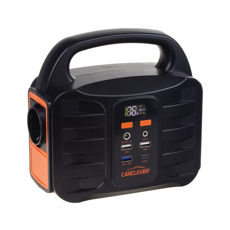 Nabíjecí stanice CARCLEVER - powerbanka, 42.000mAh / 155Wh, AC-150W (35962)