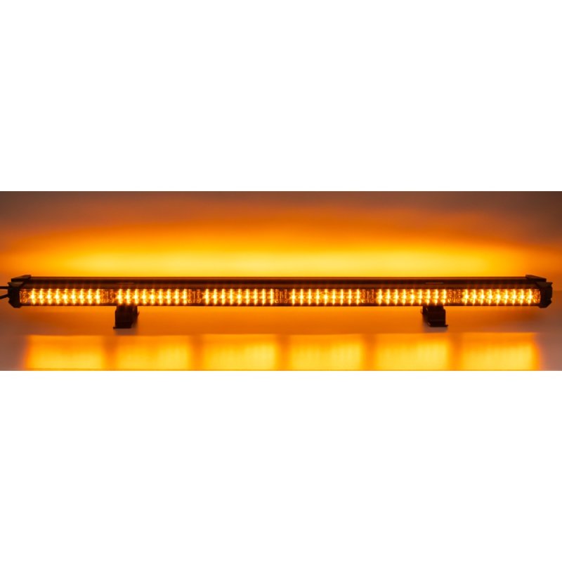 LED alej voděodolná (IP67) 12-24V, 108x LED 1W, oranžová 916mm, dual, ECE R65 (kf77-916D)