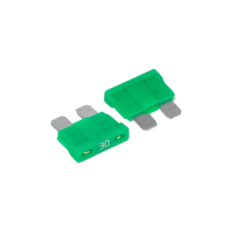 Pojistka nožová - 30A s LED, 10ks (4300130LED)