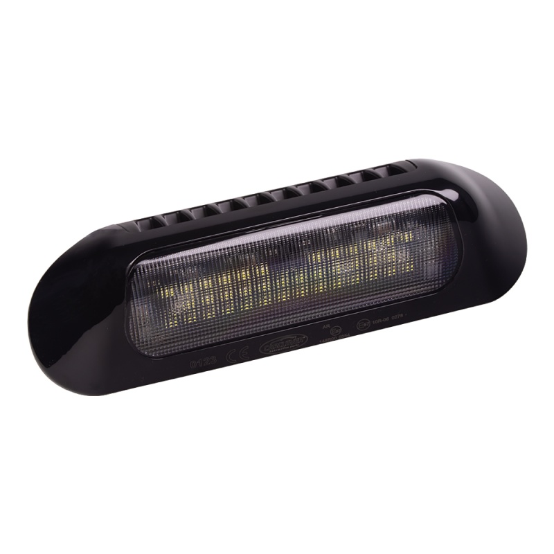 LED světlo nástěnné, černé, 57W, ECE R10, R148 (wl-B048)