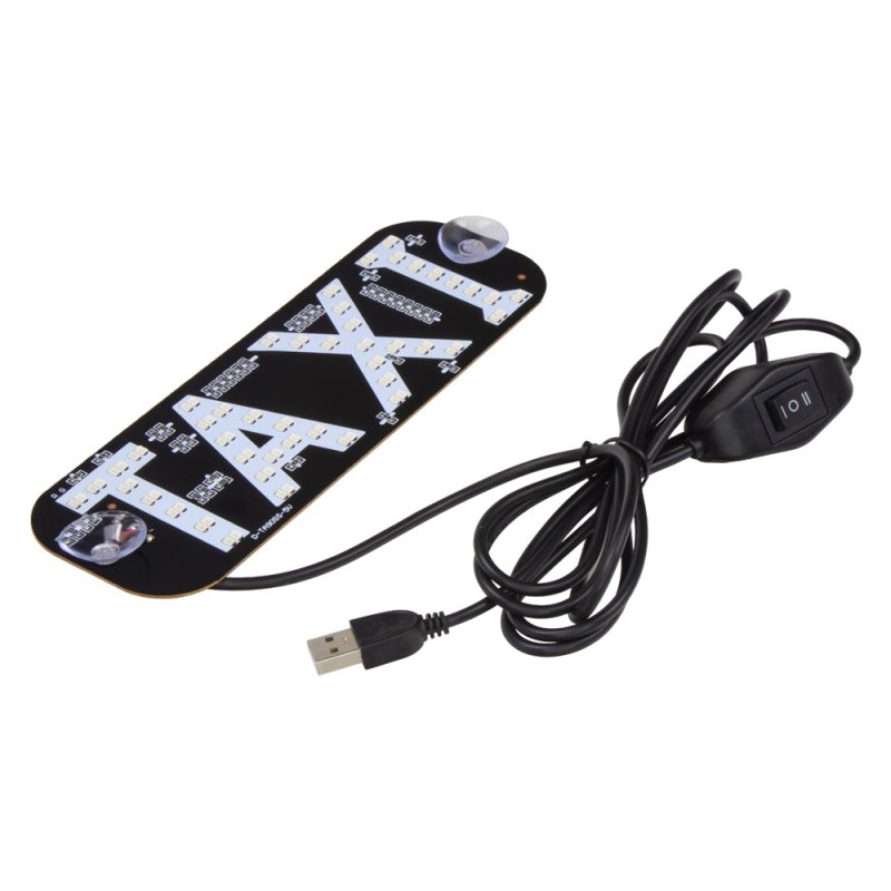 LED banner s nápisem TAXI, zelený/červený (LED-taxi2)