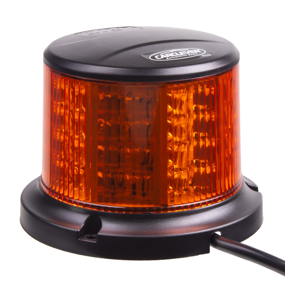 CARCLEVER LED maják, 12-24V, 64x0,5W, oranžový, pevná montáž, ECE R65 R10 (wl321fix) AKCE (zvětšit obrázek)