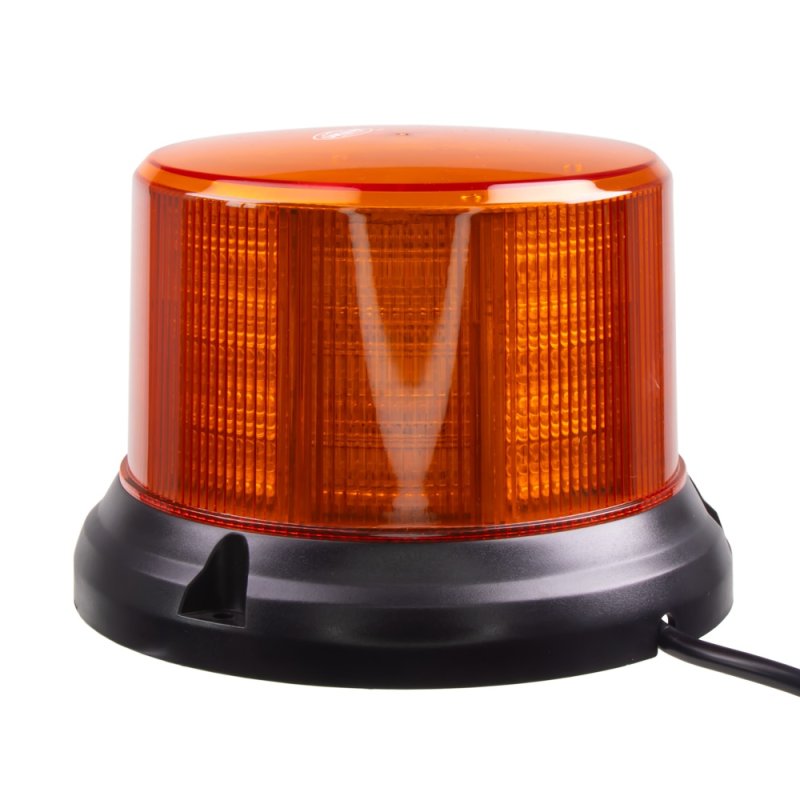 CARCLEVER LED maják, 12-24V, 96x0,5W, oranžový, pevná montáž, ECE R65 R10 (wl323fix)