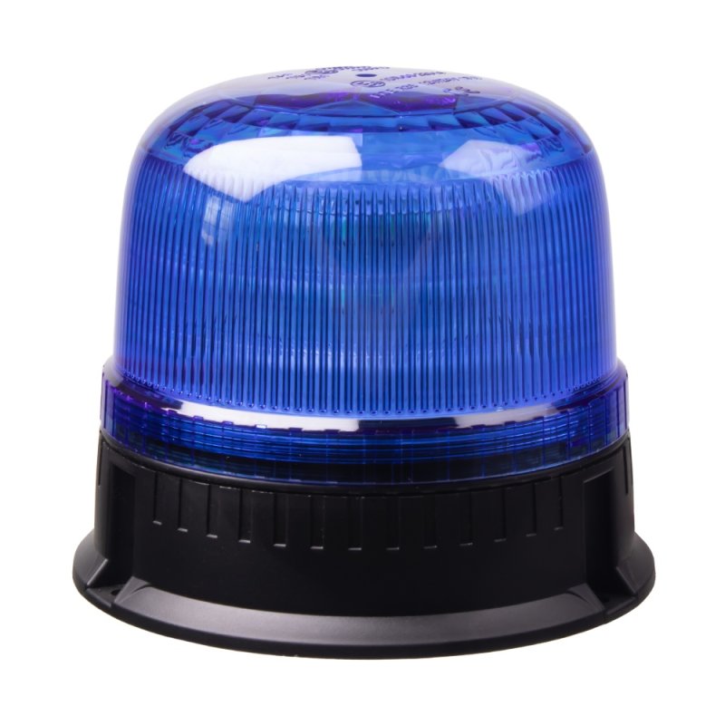 LED maják, 12-24V, 24xLED modrý, pevná montáž, ECE R65 (wl825fixblue)