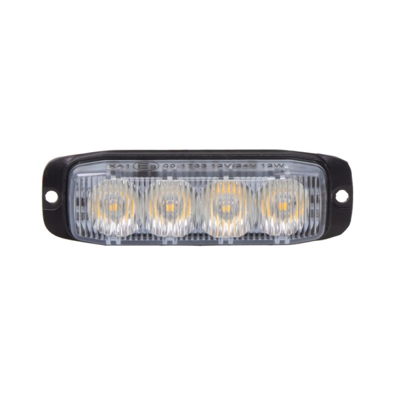 PROFI SLIM výstražné LED světlo vnější, oranžové, 12-24V, ECE R65 (CH-03)