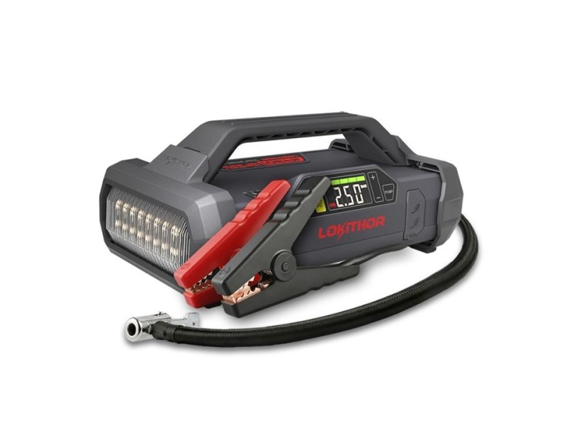 Startovac zdroj (JumpStarter) s kompresorem, 74Wh/2000A, 12V (35969) NOVINKA