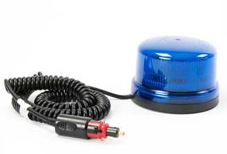 Maják LED, 12/24V, magnetický, modrý B16-VMD 024L-MD-8B