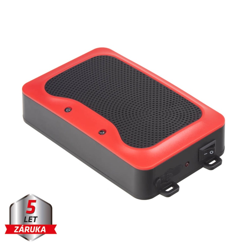 CARCLEVER Odpuzovač kun univerzální (230V, 12V, USB-C, AA baterie), pevná instalace i přenosný (iso-car6a)