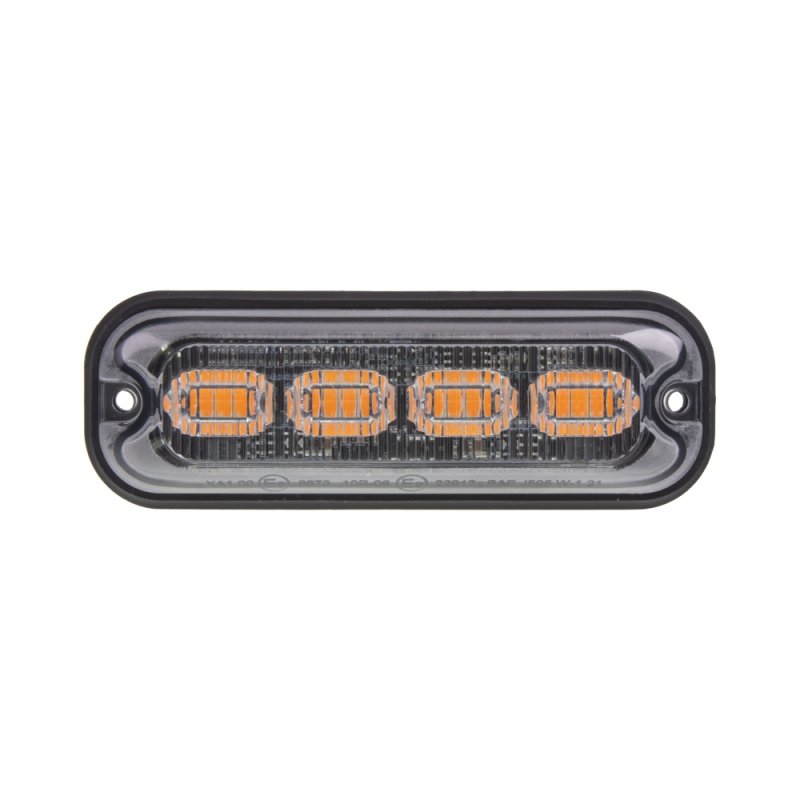 PREDATOR 4x4W LED, 12-24V, oranžový, ECE R65 (br004A)