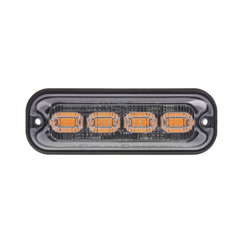 PREDATOR 4x4W LED, 12-24V, oranov, ECE R65 (br004A)