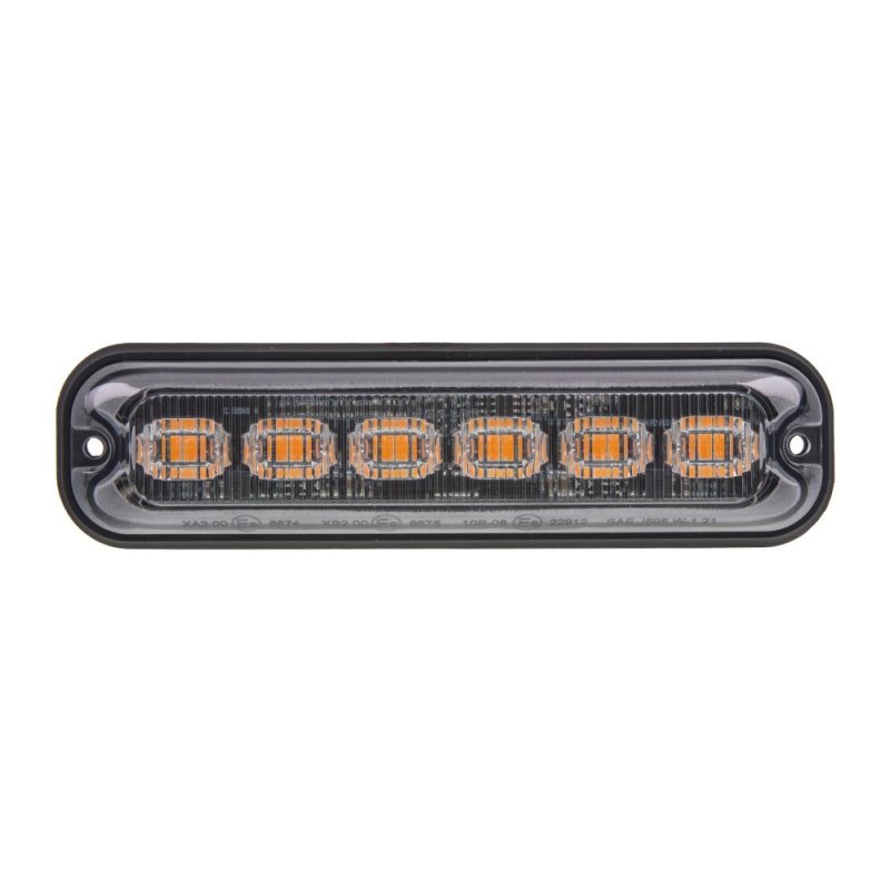 PREDATOR 6x4W LED, 12-24V, oranžový, ECE R65 (br006A)