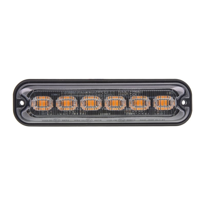 PREDATOR 6x4W LED, 12-24V, oranov, ECE R65 (br006A)